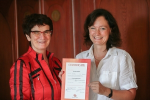 Maria Aarts, Entwicklerin der Marte Meo Methode mit Claudia Berther